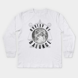 Bureau of Balance Kids Long Sleeve T-Shirt